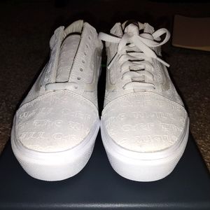 Van platform beige shoes (unisex)